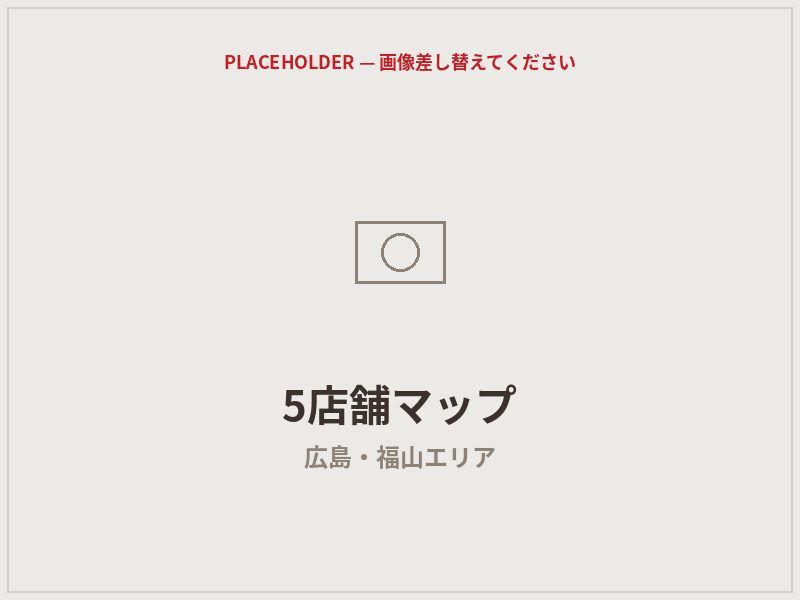 5店舗の位置マップ